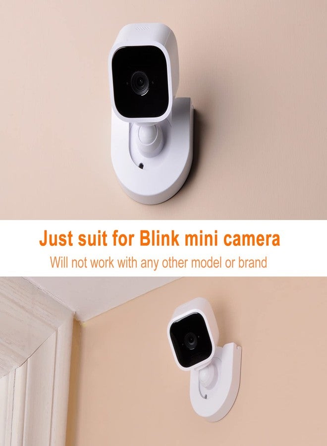 StartVision 2 Pack Wall Mount for Blink Mini Indoor Camera,Strong Adhesive Camera Mount Base for Blink Mini Indoor Camera,Two Ways Easy Installation, No Drilling or Screw Secured Fixed (Camera not Included) - Image 4