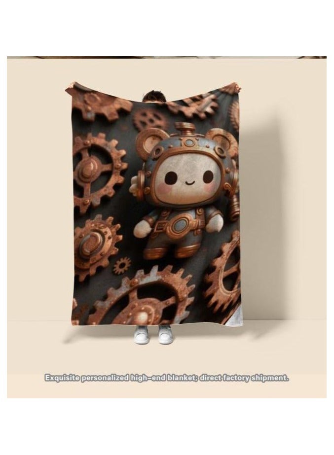 general Flannel thin blanket (warm and comfortable, suitable for sleep, gaming, dust removal and sandproof) 150cm*200cm - 171 - Image 3