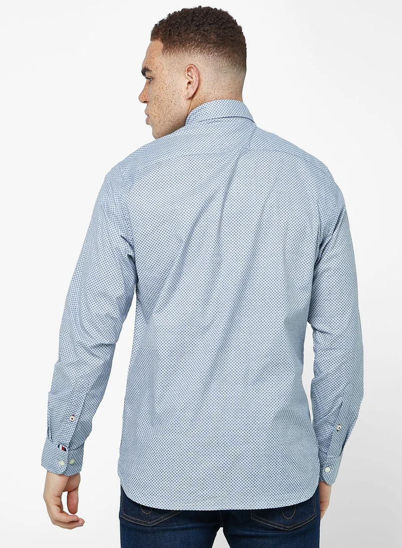 TOMMY HILFIGER Micro Print Shirt