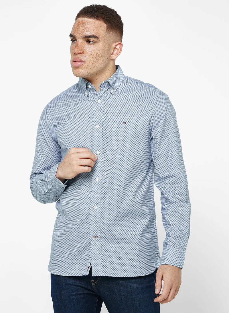 TOMMY HILFIGER Micro Print Shirt