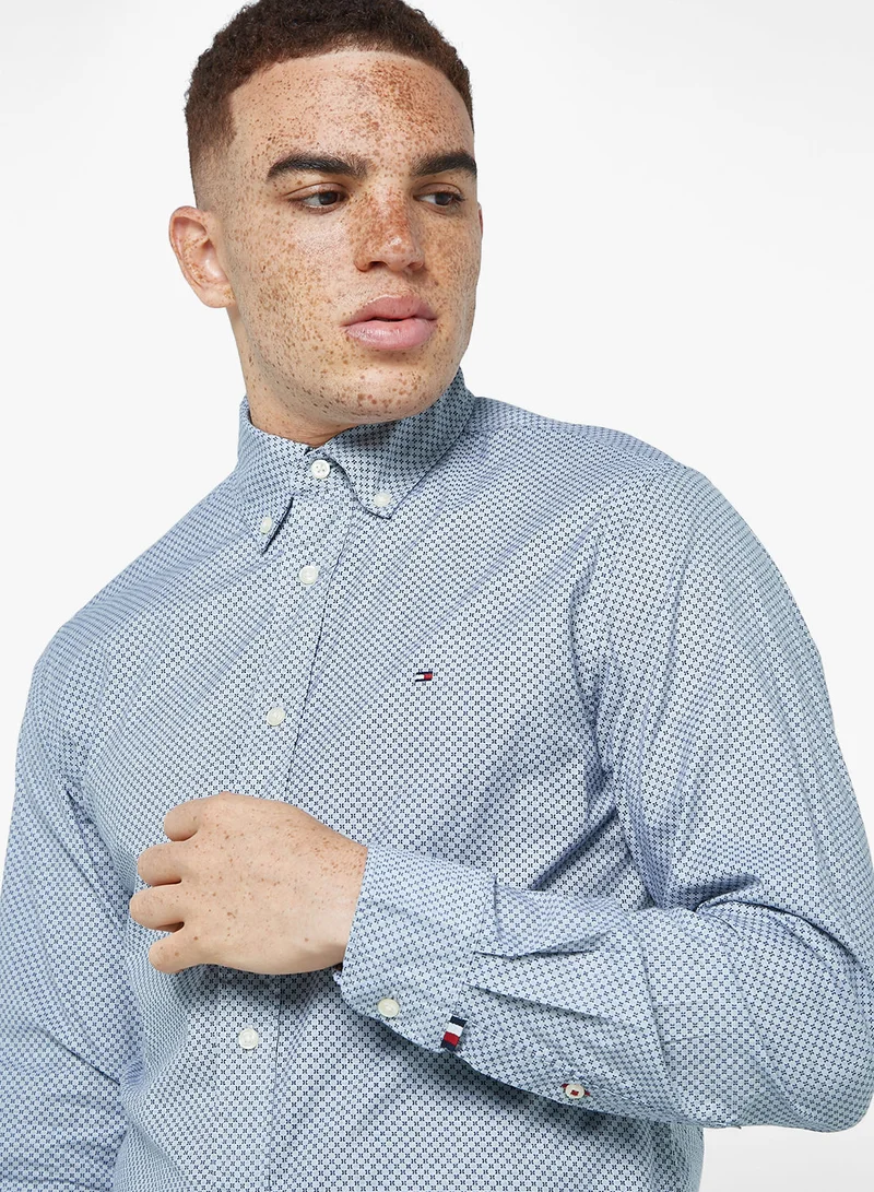 TOMMY HILFIGER Micro Print Shirt