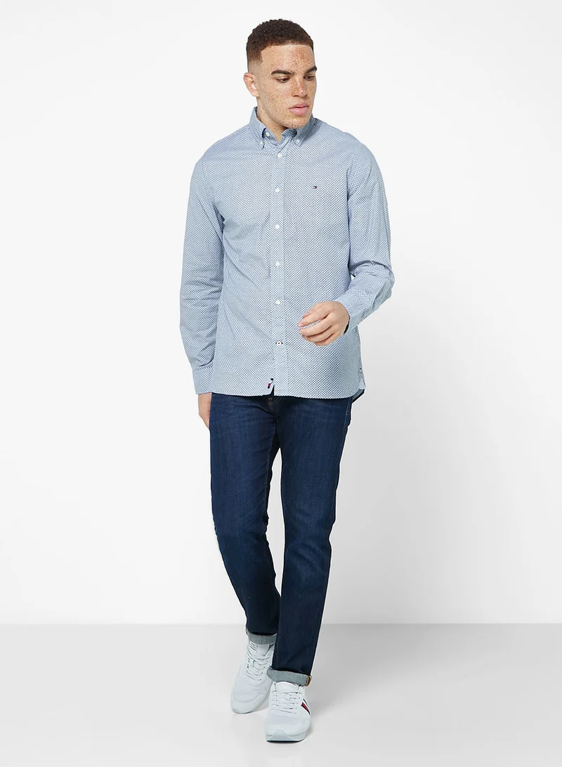 TOMMY HILFIGER Micro Print Shirt