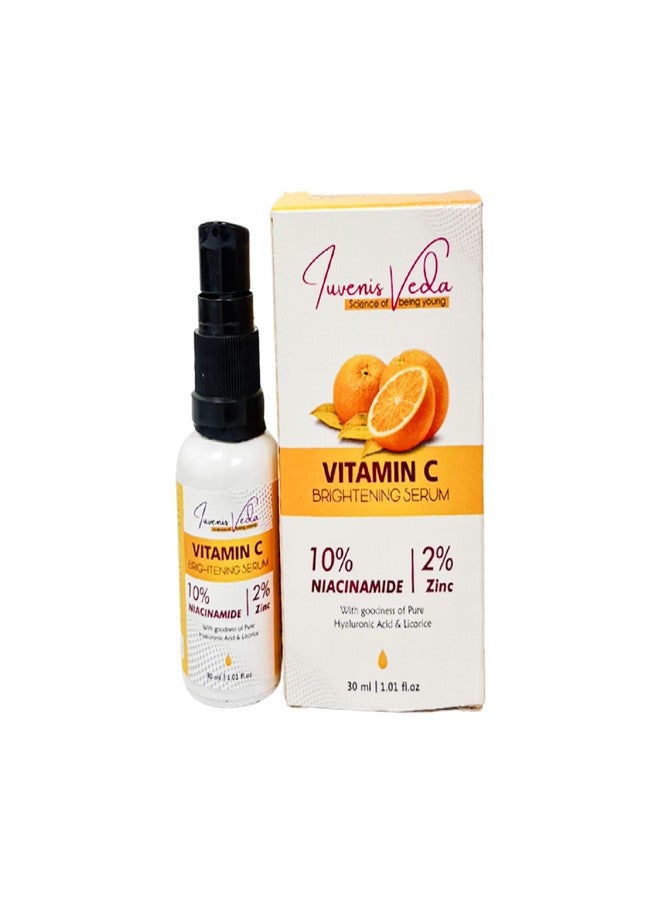Iuvenis Veda 20% Vitamin C Face Serum for Glowing Skin, Brightens & Revitalizes Skin, Reduce The Appearance of Dark Spots, Hyperpigmentation & Uneven Skin Tone For Men and Women 30ML Each (Pack of 2) - Image 2