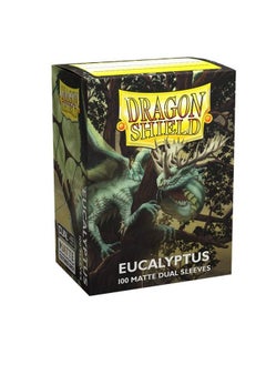 Arcane Tinmen Dragon Shield Standard Size Card Sleeves Matte Dual Eucalyptus 100Ct Mtg Card Sleeves Are Smooth & Tough Compatible With Pokemon Yugioh & Magic The Gathering  - Image 1