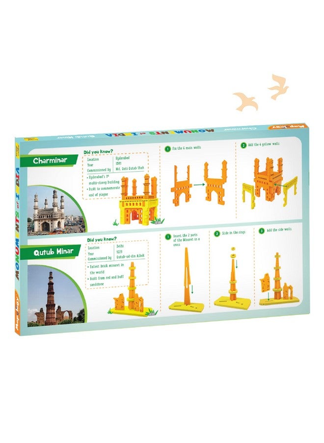 Imagimake Mapology Monuments of India - Charminar & Qutab Minar - Construction Set - Educational Toy for Boys & Girls Above 5 Years - Image 4