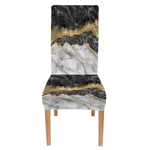 CAPSCEOLL Chair Covers Set of 6 Removable Washable Parson Chair Covers for Dining Room Living Room Kitchen - Image 2