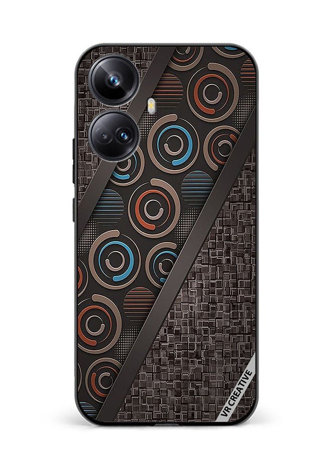 VR CREATIVE Protective Case Cover For Realme 10 Pro Plus Abstract Design Multicolour - Image 1