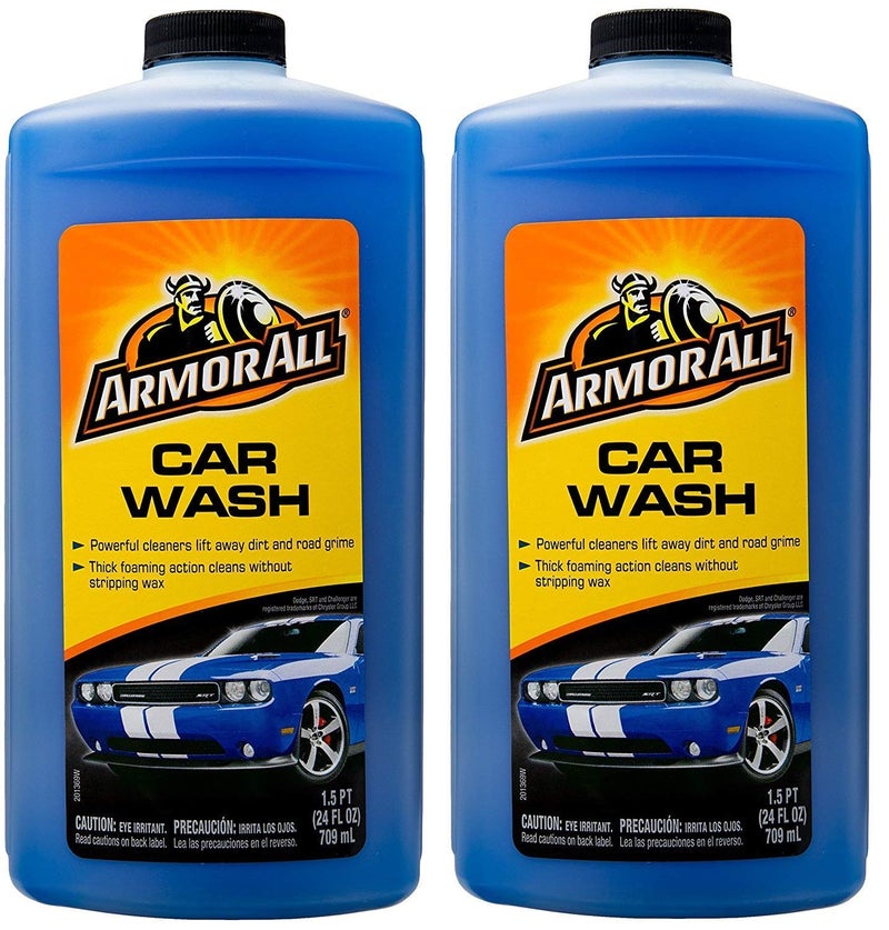 Armor All Car Wash Soap, Foaming Car Wash Supplies, 24 Fl OzCar Wash Soap, Foaming Car Wash Supplies, 24 Fl Oz, 2 Packs - Image 1
