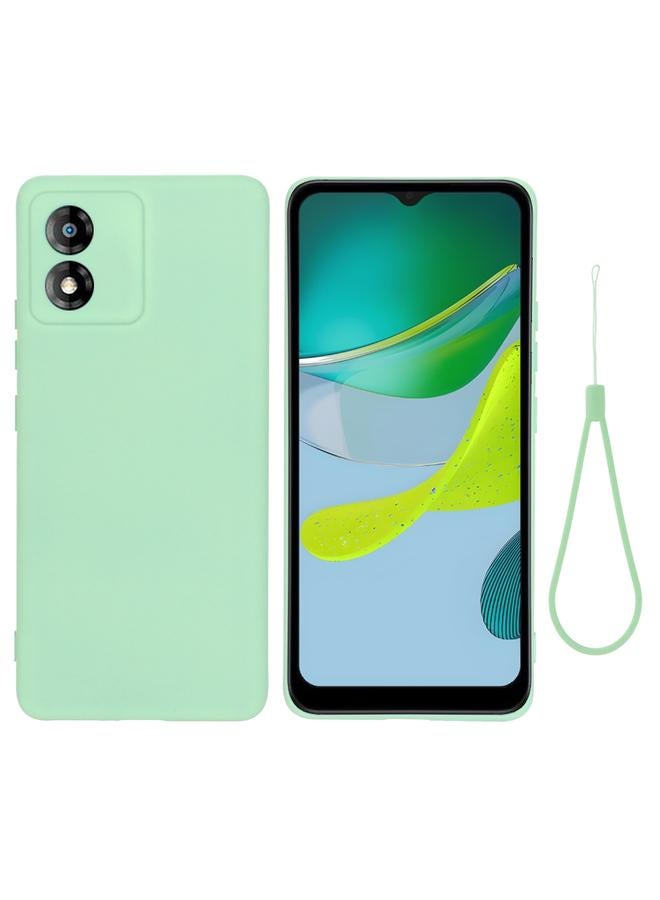 اس-توب جراب لهاتف Motorola Moto E13، جراب هاتف مقاوم للصدمات من السيليكون السائل بلون نقي - Image 1