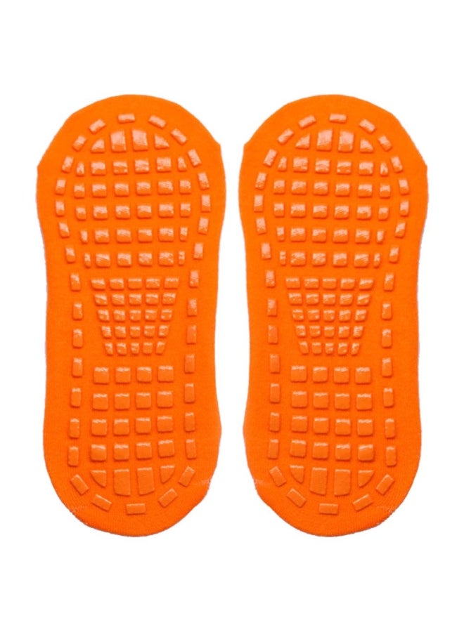 Generic 1 Pair Non-Slip Short Socks Home Floor Socks Indoor Sport Breathable Cotton Socks Yoga Socks