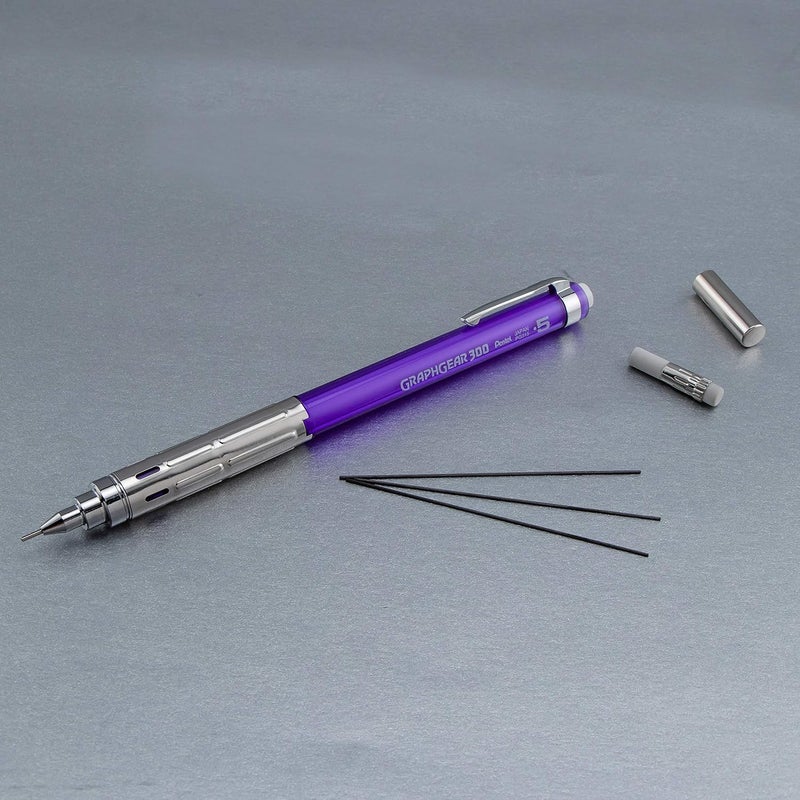 Pentel Graph Mechanical Pencil 0.5mm Violet - Image 4