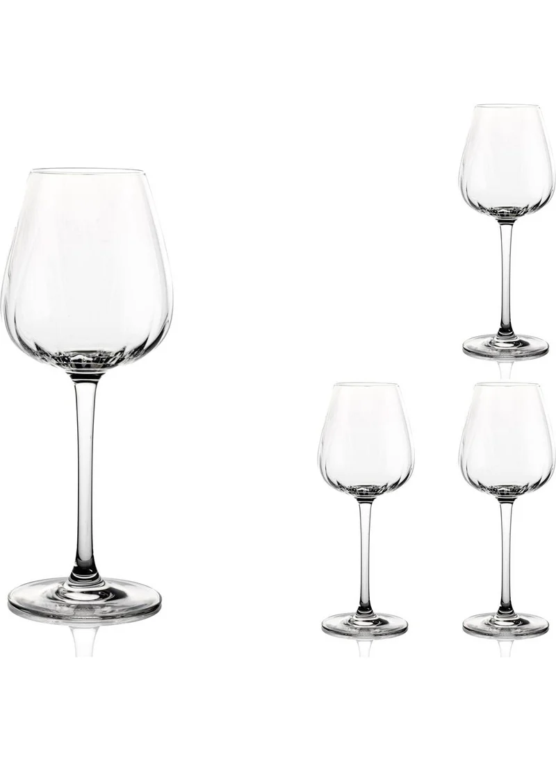 Mikasa Moor Crystal D'arques Swirly 4-Piece Glass 35CL