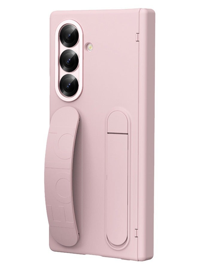 general for Samsung Galaxy Z Fold 7 Protect Case with WristBand Stand,Bulit-in Hinge Protection, Screen & Lens Protection Shockproof Full Body Drop Fall Protection - Image 2