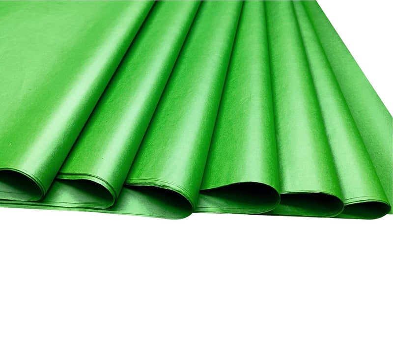 Ditya Crafts Green Kite Paper for Flower Making, Gift Wrapping Paper and Art Craft (Set of 24 Sheets, 4 Sheets of 6 Colors Each, 20x30 inch) (Green) - Image 3