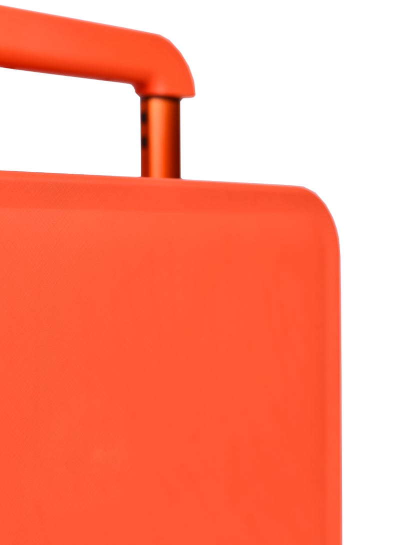 مورانو حقيبة سفر متينة للجنسين من Morano خفيفة الوزن، حقيبة باربع بعجلات دوارة مع قفل مدمج من TSA (برتقالي Carry-On 20-Inch) مقاسات  طول 35 سم*عرض 21سم*إرتفاع 49سم - Image 4