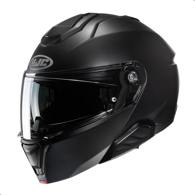 HJC I91 Solid Modular Motorcycle Helmet With Hj-33 Pinlock Shield, Dot Approved (Semi Flat Black, Medium) - Image 2
