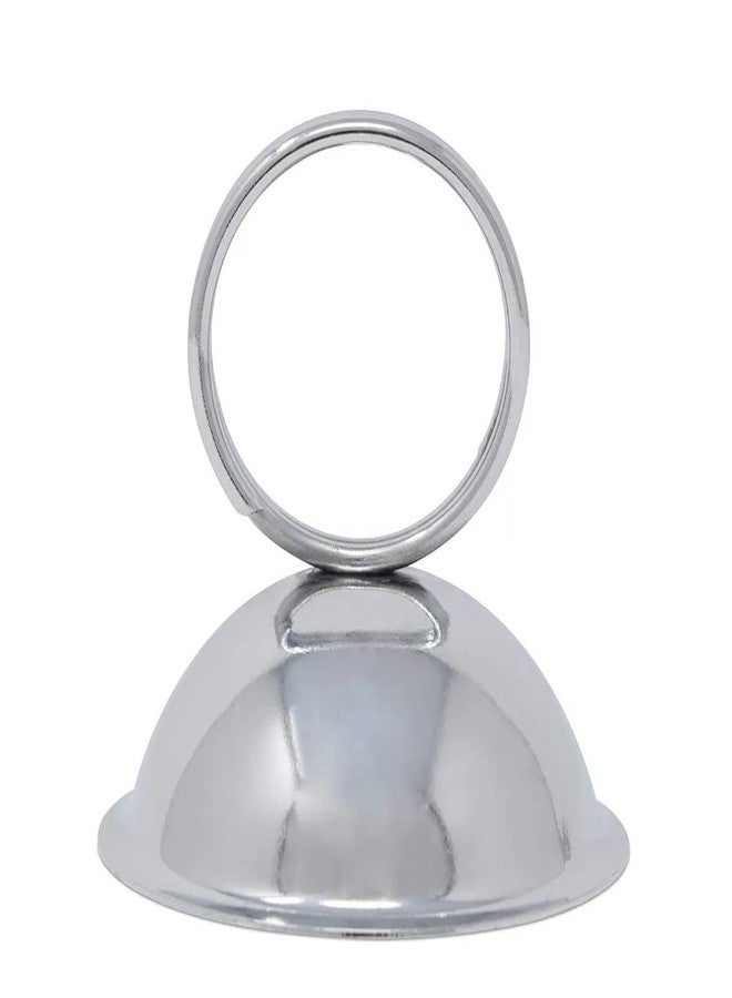 FINALITY Stainless Steel Table Stand Ring Style Menu Card Holder for Restaurants, Cafes, Bars, Hotels and Other Hospitality Or Service-Based Businesses (12) - Image 1