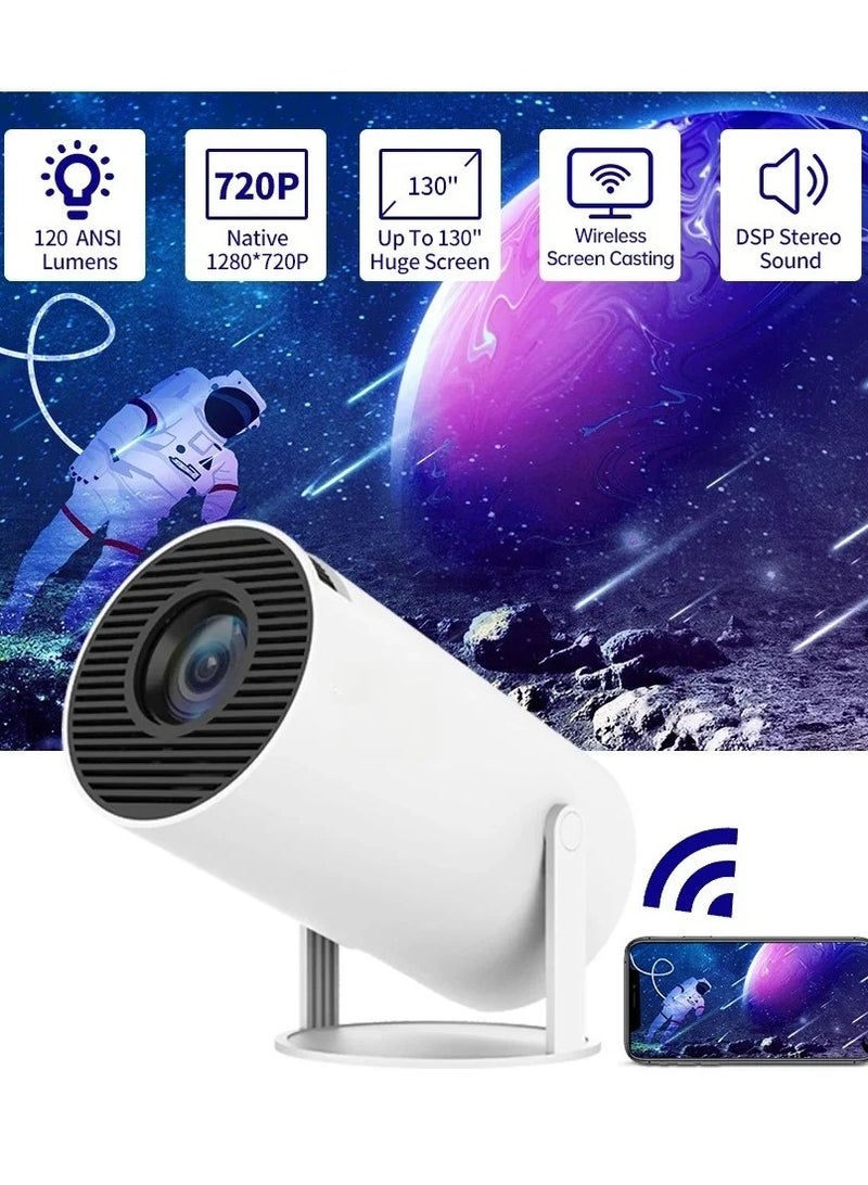 تيفونر بروجكتر جهاز عرض للجوال عالي الدقة 1280*768. بروجكتر 1280*768 مناسب لدراسة او الطلعات. بروجكتور قابل لعديل ب 210 درجة. جهاز عرض بروجكتر مزود بتقنية الواي فاي. بروجكتر صغير  بحجم (16*11*9). جهاز عرض بصوت سينما. - Image 5