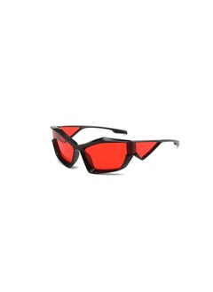 Trendy Wrap Around Fashion Sunglasses for Men Women, Cool Sport Y2K Sunglasses Future Style Glasses