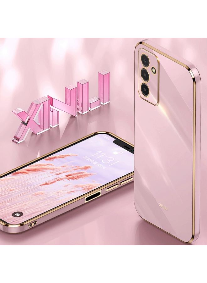 اس-توب جراب لهاتف Samsung Galaxy F13 4G من XINLI بحافة مستقيمة 6D مطلي بالكهرباء من مادة TPU - Image 5