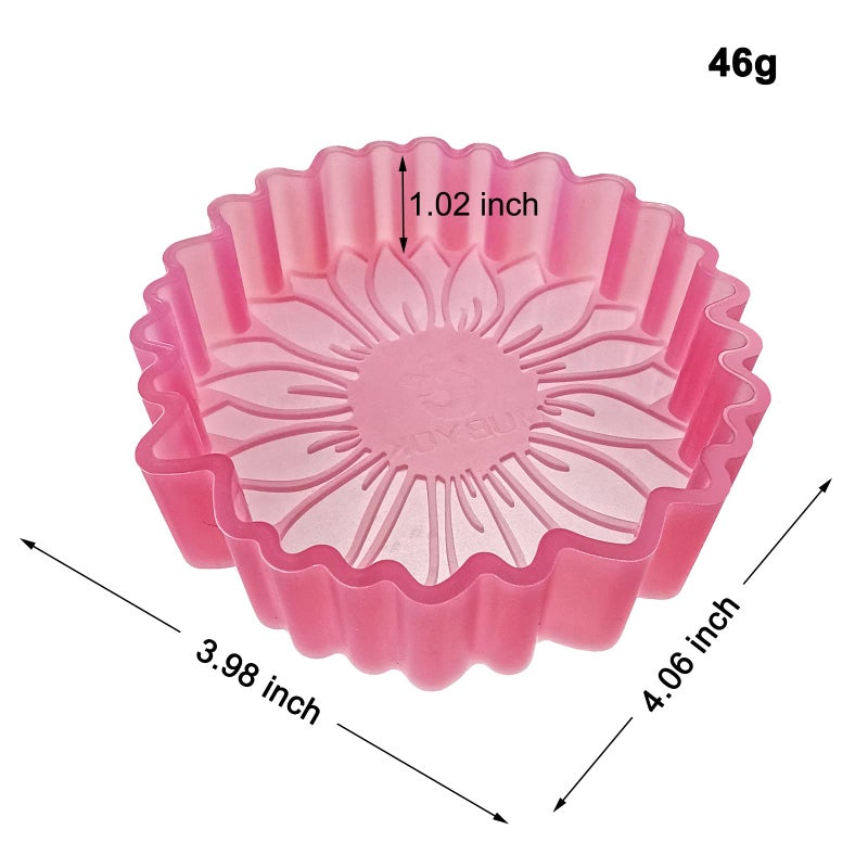 MUBYOK (300 Design Optional) MUBYOK M09 Sunflower Silicone Freshie Mold for Baking Aroma Beads Car Freshie Supplies - Image 3