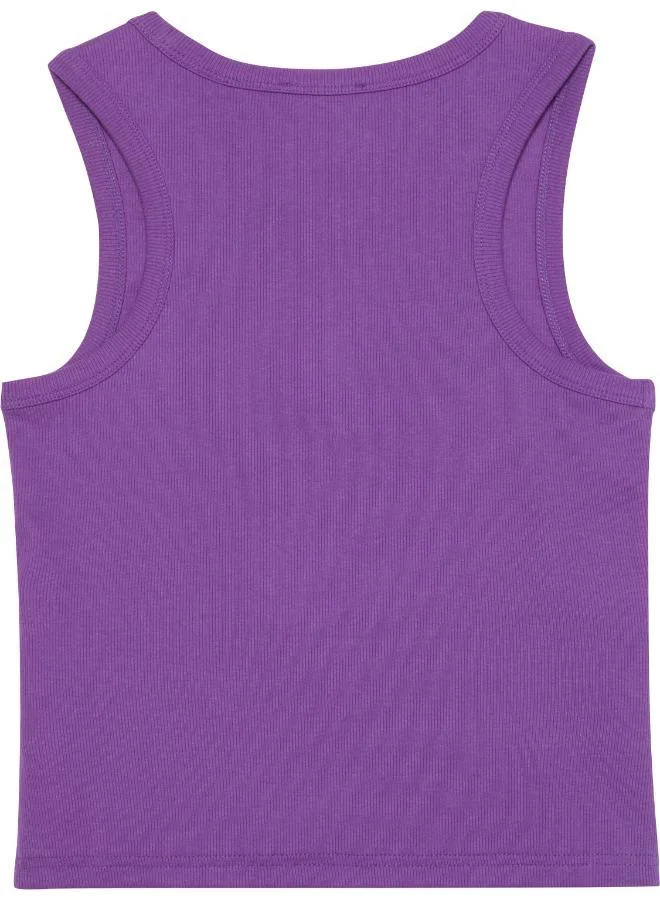 Calvin Klein Jeans Logo Ribbed Top