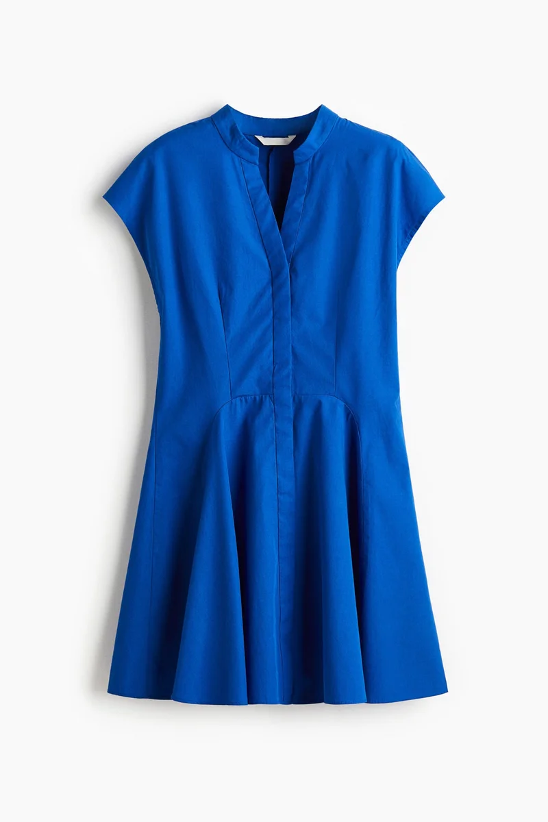 H&M Flared poplin dress
