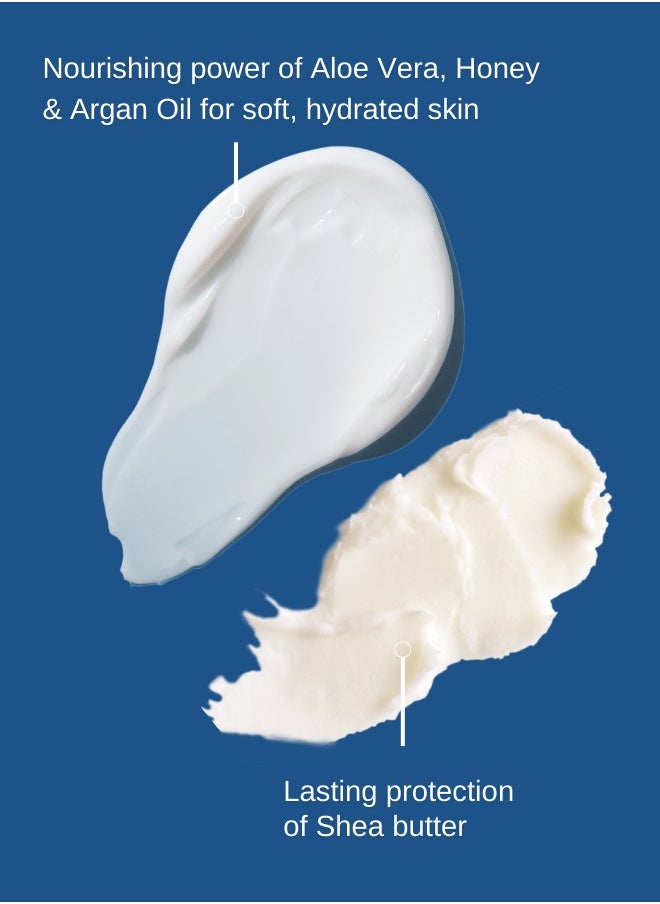 APINFIORE - After Sun Body Cream Super Moisturizing Honey Aloe Shea Butter Argon Oil 250ml - Image 1