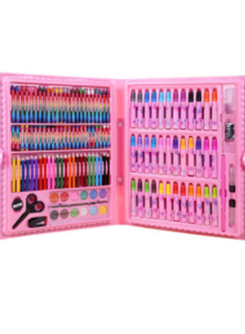 كيدل 150 قطعة أقلام رصاص فنية للأطفال أقلام رصاص مائية أقلام تلوين زيتية أقلام رصاص طلاء فرشاة قرطاسية هدية للأطفال - Image 1