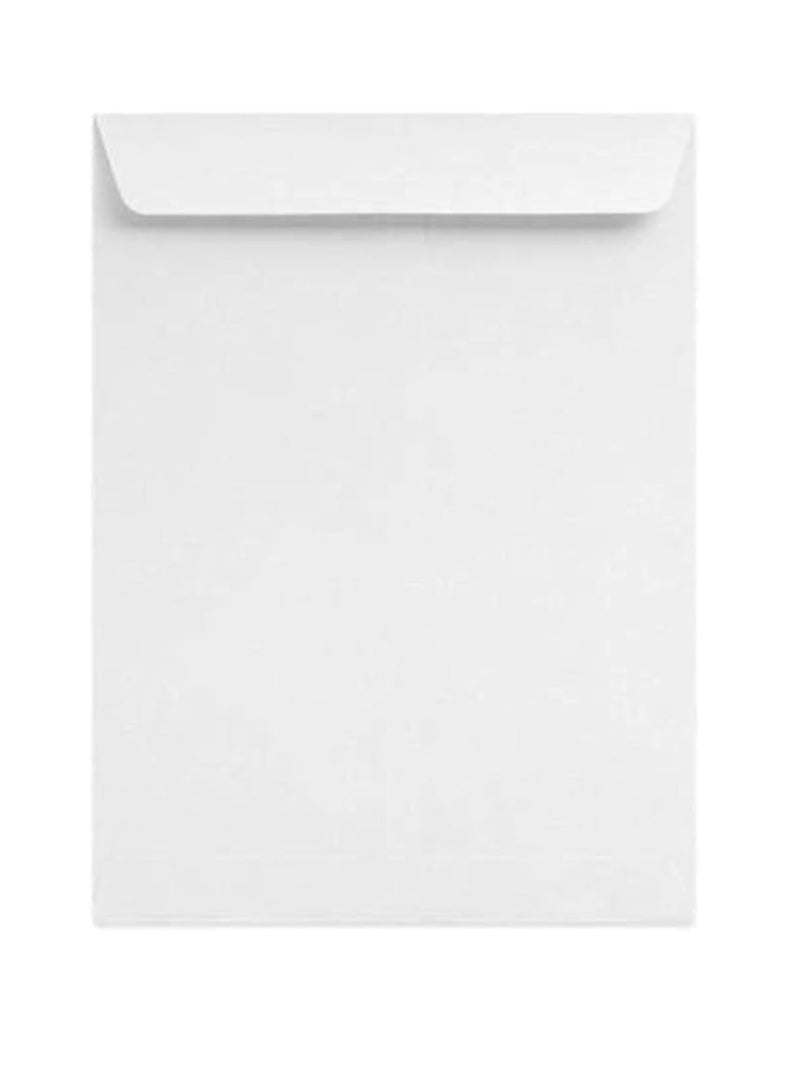 Generic Thick White A4 Envelopes 90 GSM, Peel And Seal Bright White A4 Size (324 mm x 229 mm) For Letter Posting Mailing Greeting Cards Wedding Invitations Home And Office - Pack Of 50 (Product Of Spain)  - Image 1