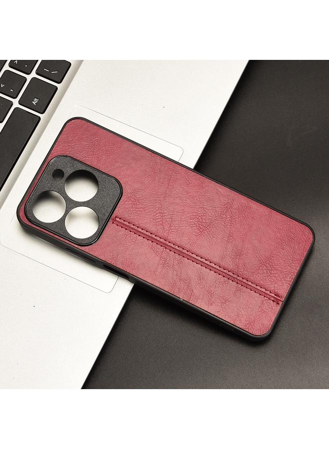 اس-توب جراب لهاتف Realme C63 / C61 4G / Narzo N63 جراب خلفي بخياطة بنمط بقرة - Image 2