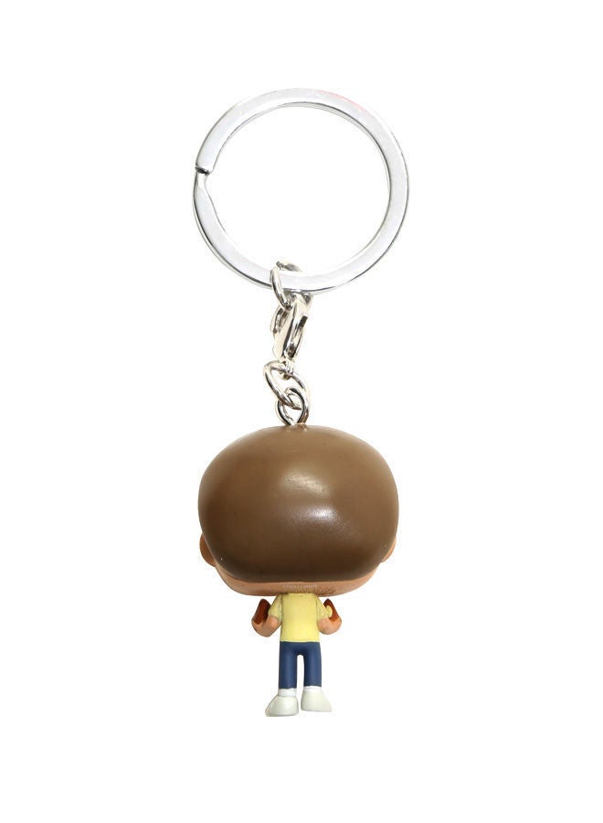 NIBEMINENT Pop! Morty Figure Toy Keychain Brown/Beige/Yellow - Image 2
