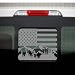Yukauto Rear Back Middle Window Decal Fits Ford F150 F250 F350 20152025 Mountain Scene American Flag Vinyl Stickers Matte Black - Image 2