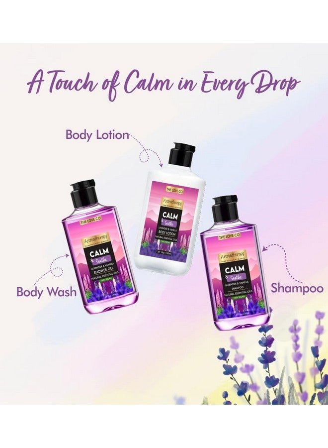 THE LOVE CO. Lavender Gift Collection | Indulge In Travel Pack Shower Gel, Body Lotion & Shampoo | Ideal Birthday & Special Occasion Hamper - Pack Of 3 - Image 5