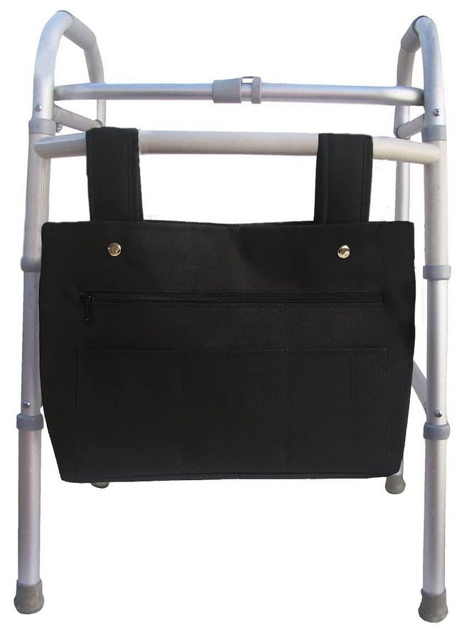 Two Lumps of Sugar - Two Lumps of Sugar Midnight Shadow Snapster Versatile Bag - Attach to Walkers, Strollers, and Shopping Carts, Converts to Cross-Body Bag for Easy Access and Convenience - Image 1