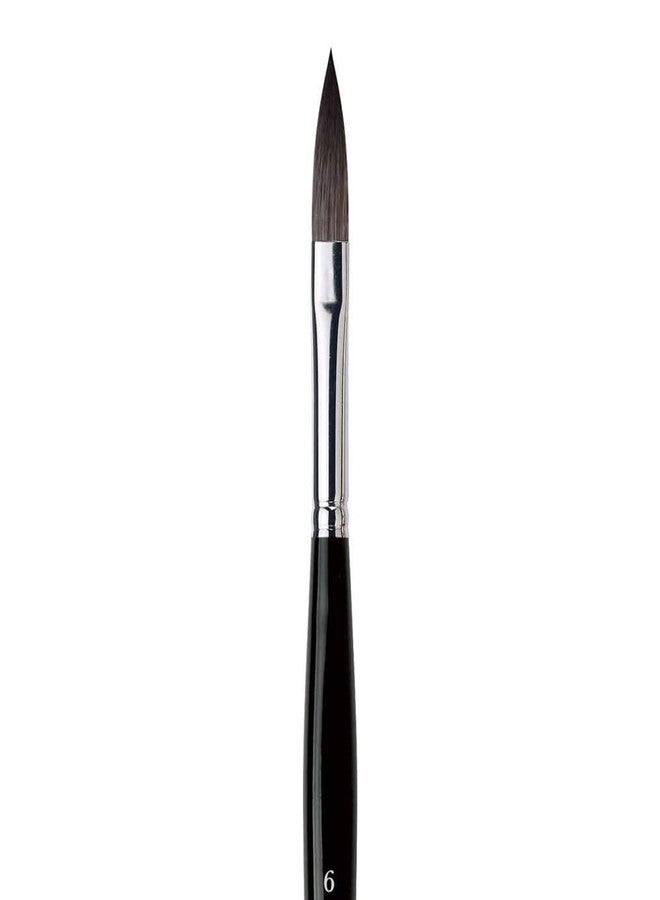 da Vinci Watercolor Series 898 Casaneo Paint Brush, Oval Pointed Wash New Wave Synthetics, Size 6 - Image 2
