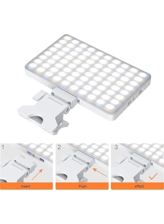 general Selfie Light, LED Rechargeable Phone Light Clip, 3 Lights & Infinite Adjustment Modes, Selfie Light for iPhone, Phone, Ipad, Laptop, Tiktok, Makeup, Live Stream, Vlog - Image 3