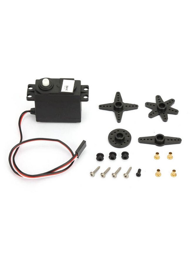 Garosa Ds04-Nfc 360 Degree Continuous Rotation Servo Motor, Lightweight Dc Geared Motor With Rocker Arm For Rc Robots,Motor  - Image 1