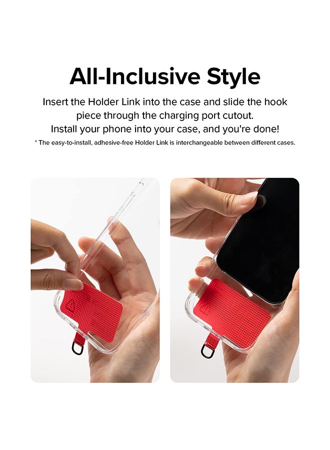 Ringke Holder Link Strap Designed With Adjustable Sturdy Universal Lanyard For Camera And Phone Cases - Purple - Image 4