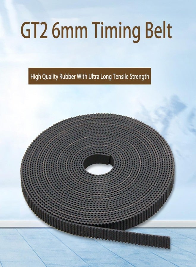 CNZTHDY 3D Printer 5 Meters GT2 Timing Belt and 10pcs Copper Buckles for Neptune 4 Plus/ 4 Max/Ender 3/Ender 5/CR-10/10S/Anycubic Kobra Max/Anet A8, 3D Printer Accessories Parts with 2mm Pitch and 6mm Wide - Image 3