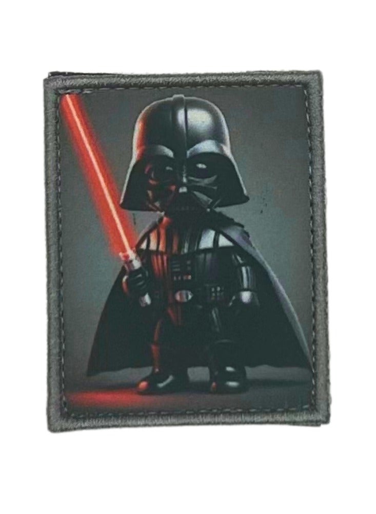 بروجكت نوماد لصاقة فيلكرو هوك Project Nomad، مجموعة تكتيكية للأطفال KIDS، دارث فيدر للحقيبة/السترة، إكسسوارات تقنية للأطفال والكبار، لحقيبة المدرسة، لحافظة الأقلام، لحقيبة الجيم، هدية للرجال/النساء - Image 1