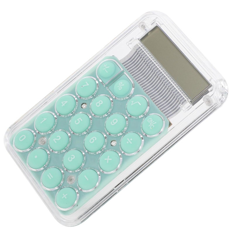 Green Mini Pocket Calculator For Students School Office Portable Handheld Basic Calculator - Image 2