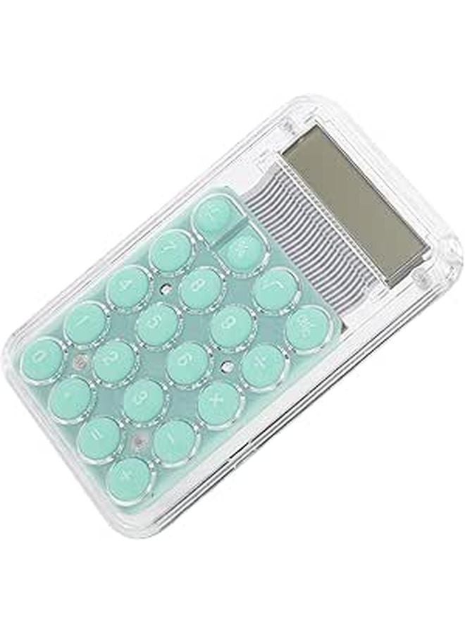Green Mini Pocket Calculator For Students School Office Portable Handheld Basic Calculator - Image 1