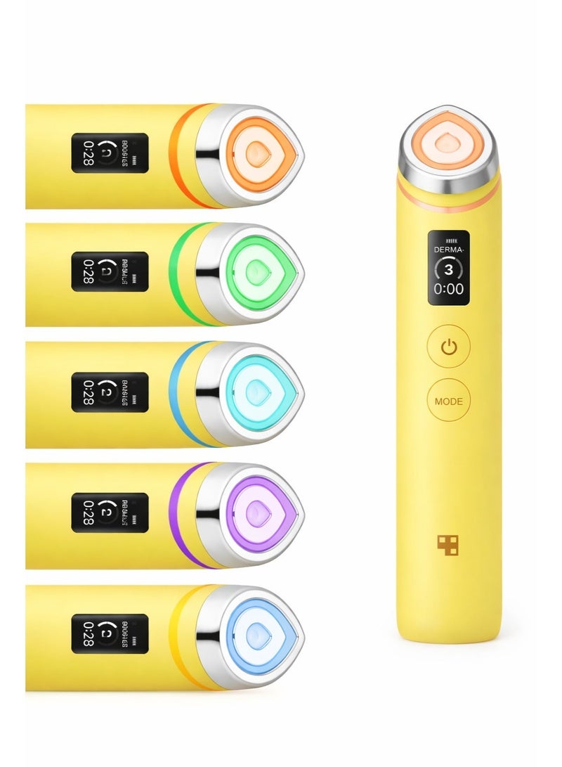 Medicube Age-R Booster Pro Yellow | 6-in-1 Real Glass Glow Beauty Massager | Looking Glass Skin | Korean Skin Care - Image 1