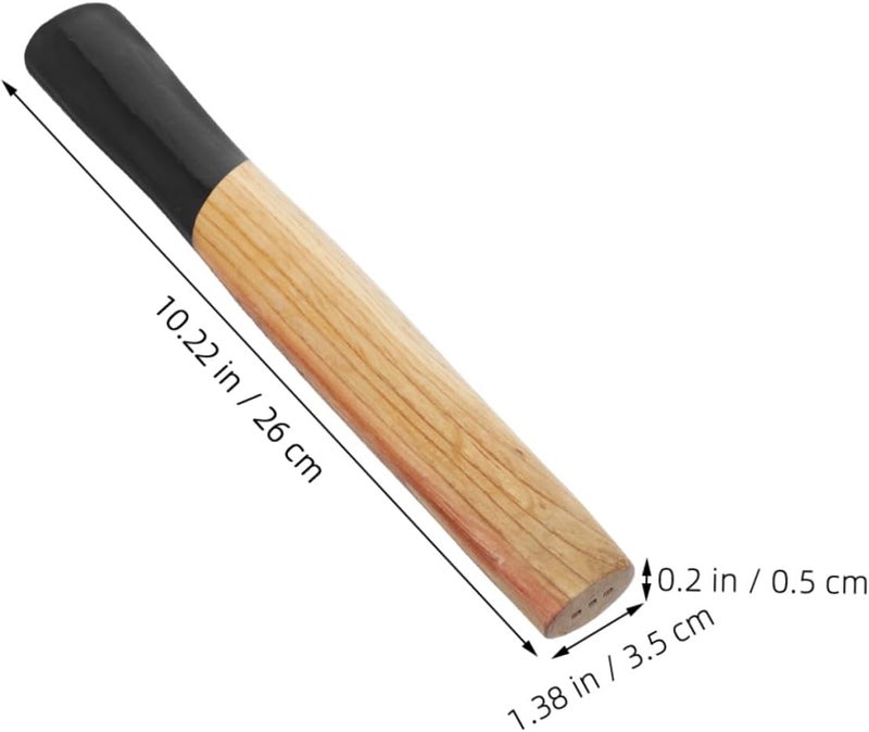 Kisangel Replacement Wooden Handle for Hammer and Camp Axe 1000g Stone Mason Hammer Handle for Outdoor and Landscaping Tools - Image 2