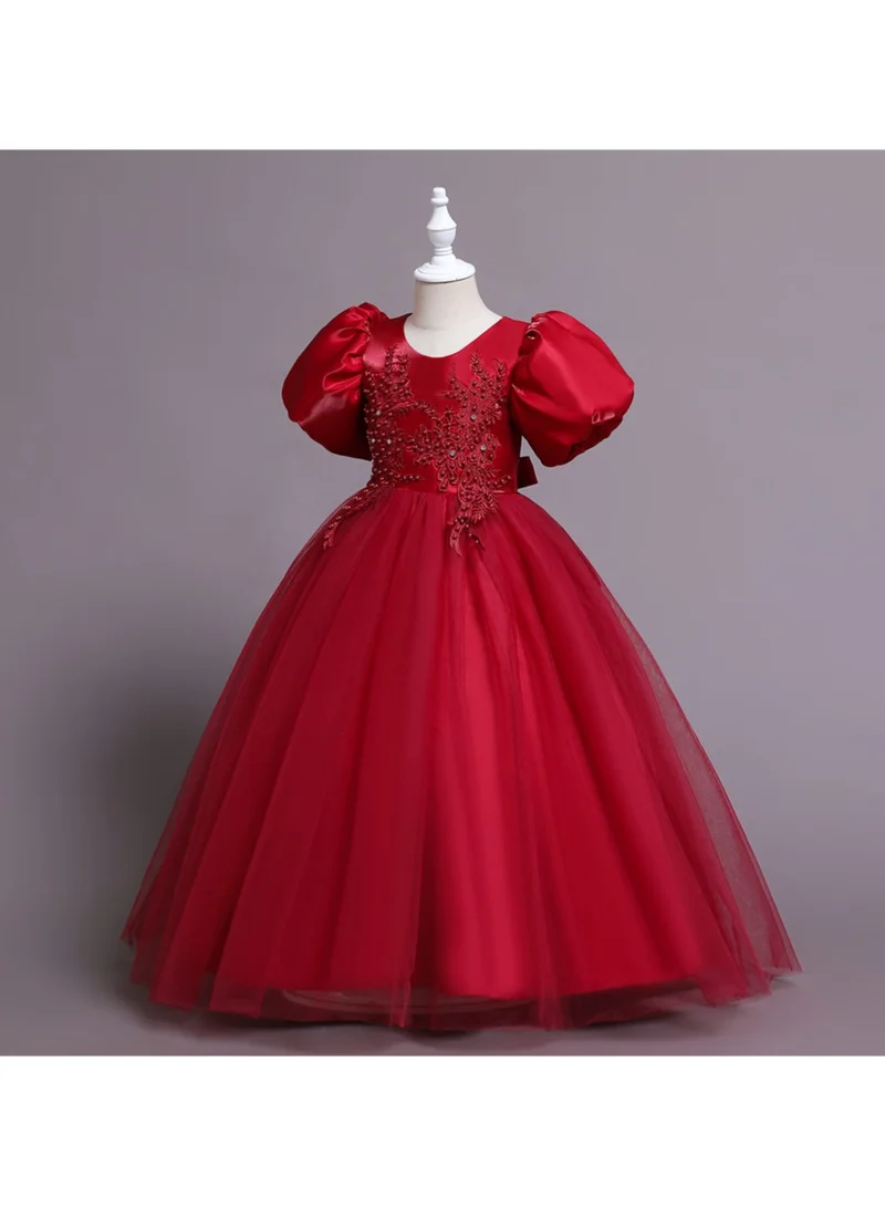 D'Daniela Embroidered Tulle Dress