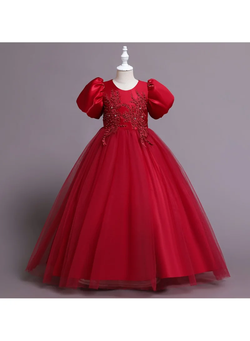 D'Daniela Embroidered Tulle Dress