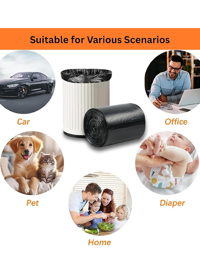 Enviro Guard أكياس القمامة السوداء القابلة للتحلل البيولوجي المضادة للبكتيريا من إنفايرو غارد (103 × 75 سم) – أكياس قمامة قوية ومقاومة للتسرب – 20 كيس في كل لفة، عبوة من 3 لفات (60 كيس إجمالي) - Image 5