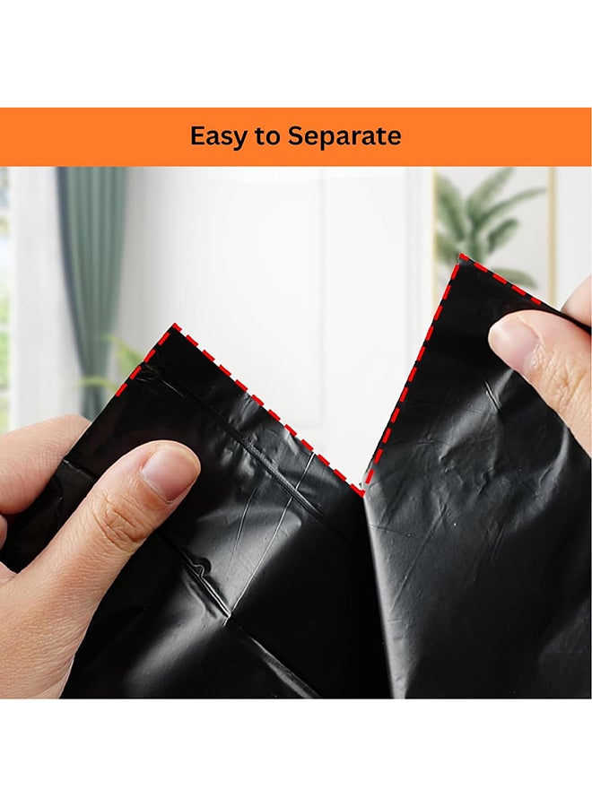 Enviro Guard أكياس القمامة السوداء القابلة للتحلل البيولوجي المضادة للبكتيريا من إنفايرو غارد (103 × 75 سم) – أكياس قمامة قوية ومقاومة للتسرب – 20 كيس في كل لفة، عبوة من 3 لفات (60 كيس إجمالي) - Image 4