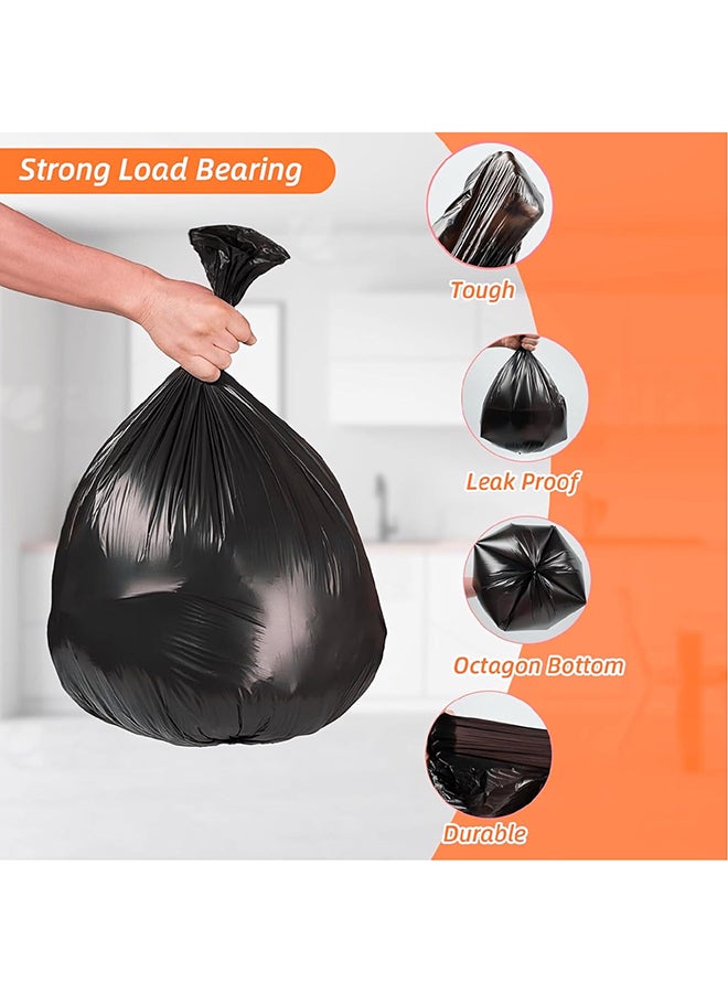 Enviro Guard أكياس القمامة السوداء القابلة للتحلل البيولوجي المضادة للبكتيريا من إنفايرو غارد (103 × 75 سم) – أكياس قمامة قوية ومقاومة للتسرب – 20 كيس في كل لفة، عبوة من 3 لفات (60 كيس إجمالي) - Image 3